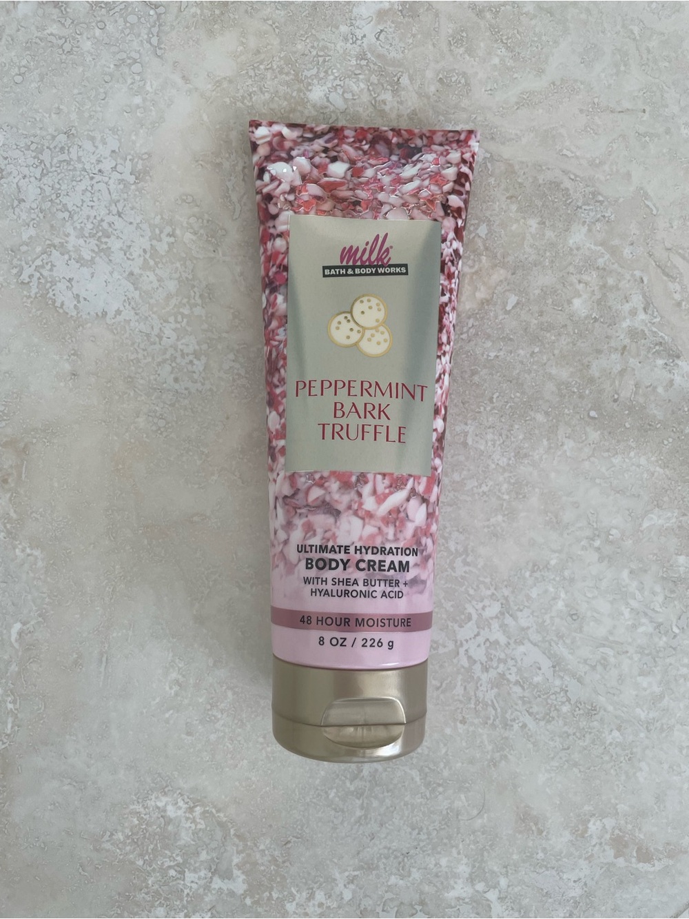 Bath & Body Works Milk Bar Peppermint Bark Truffle Ultimate Hydration Body Cream